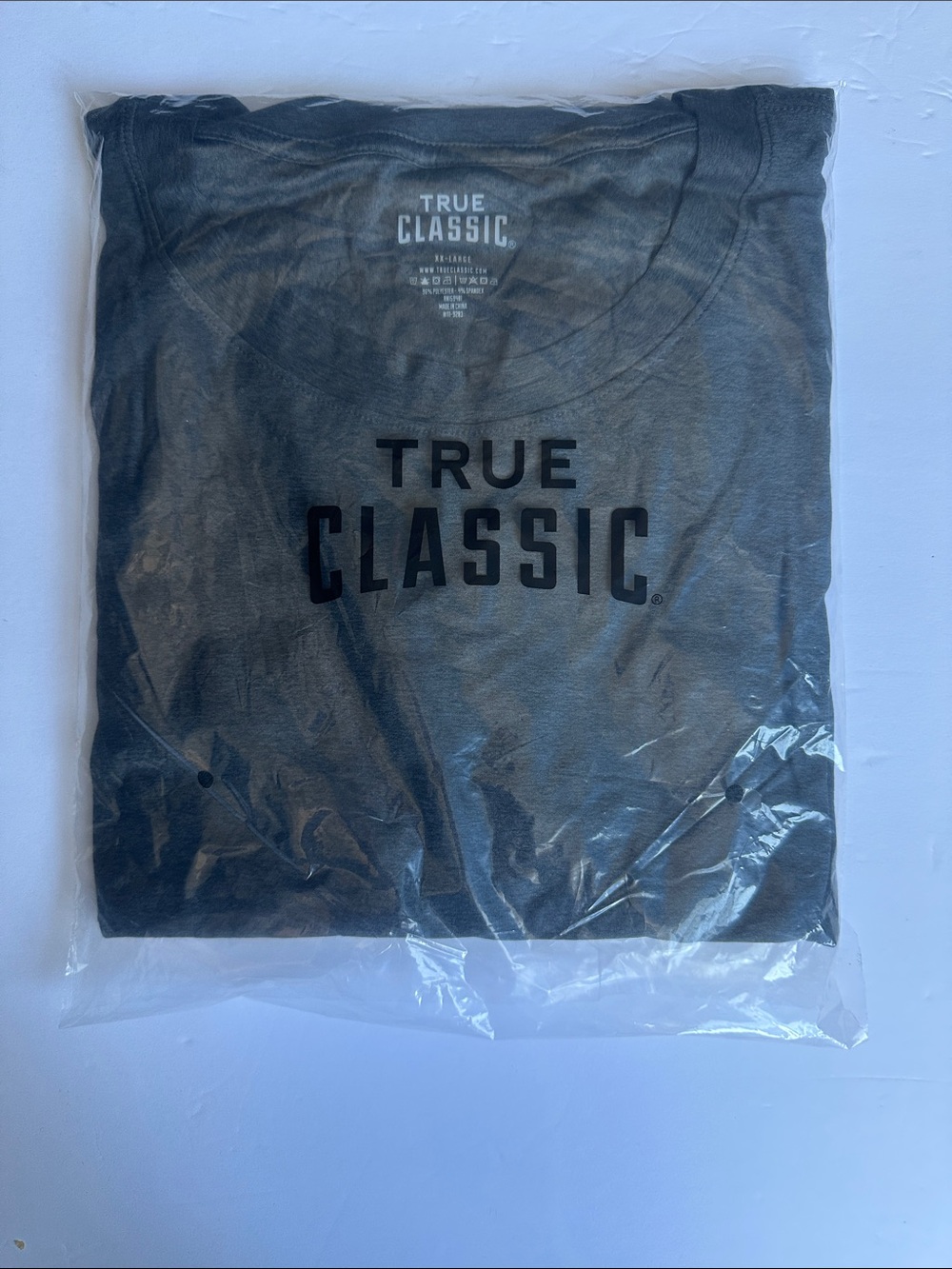 Essential Men's Short Sleeve Crewneck Tee - Charcoal - Picture 4 of 5